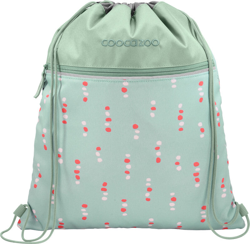 Coocazoo Sportbeutel – 10 l, Motiv Dancing Dots, wasserabweisend, reflektierend