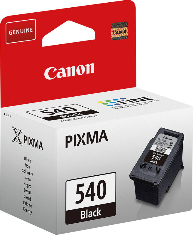 Canon Tintenpatrone PG-540, Schwarz, 180 Seiten – für PIXMA