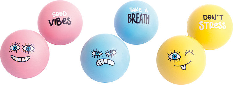 Trendhaus Stressball – Ø 62 mm, mehrfarbig