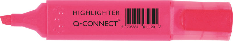 Q-CONNECT Textmarker Pink – Keilspitze, 1–5 mm