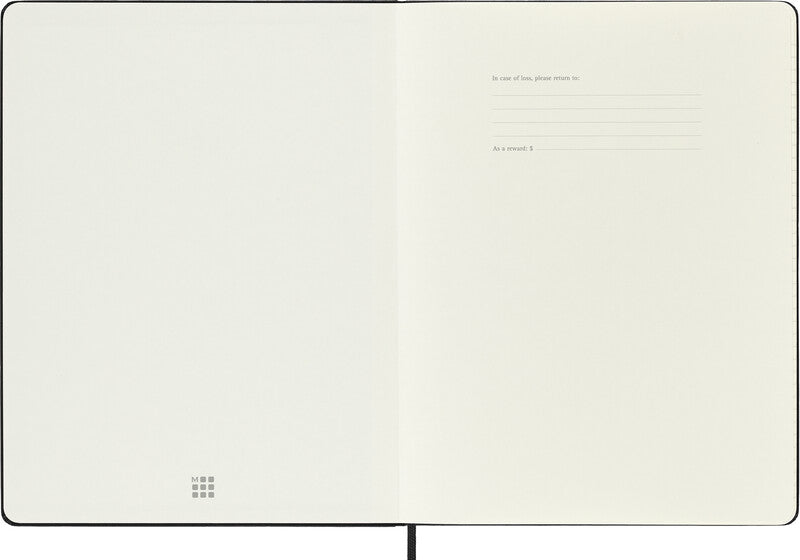 Moleskine Professioneller Terminplaner – 1 Woche/2 Seiten, gebunden, 19 × 25 cm, 2027, schwarz, FSC