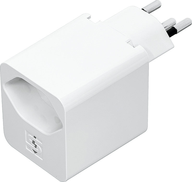 Steffen Abzweigstecker – Kunststoff/Metall, weiss, drehbar 325°, für Geräte mit USB-C-Anschluss
