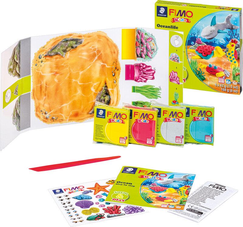 Staedtler Modelliermasse-Set Oceanlife – 4 Blöcke