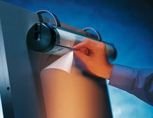 Leitz Flipchart-Folie EasyFlip – 60 cm × 20 m, elektrostatisch, blanko, weiss, perforiert, ohne Lochung