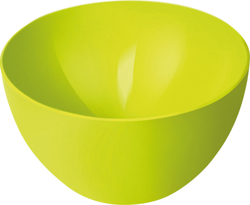Rotho Caruba Schüssel – 0,45 l, Kunststoff, Limettengrün, spülmaschinenfest, bruchfest, stapelbar