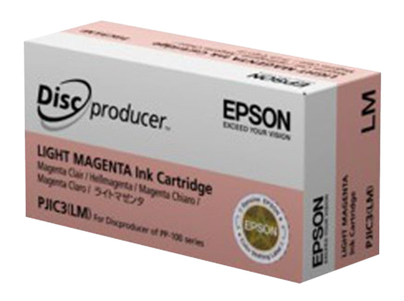 Epson Tintenpatrone PJIC3, Hellmagenta, 26 ml – für Tintenstrahldrucker und Multifunktionsgeräte