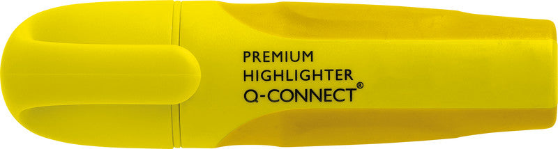 Q-CONNECT Gelber Textmarker – Keilspitze, 2–5 mm