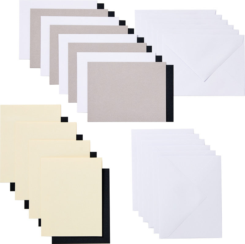 Cricut Kartenset – 12 Karten, 12 Einlagekarten – 107 × 139 mm – für Cricut Joy