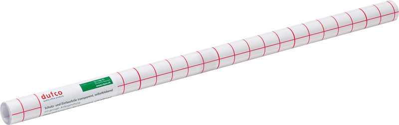 Dufco Klebefolie – glänzend, permanent, transparent – 100,0 × 500,0 cm