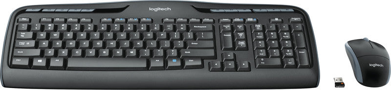 Logitech MK330 – Tastatur, kabellos (2,4 GHz), CH-Layout (DE-CH), Fullsize (mit Ziffernblock) – für Windows