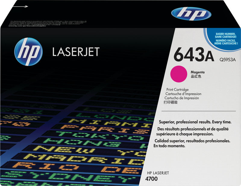 HP Toner 643A – magenta, 10000 Seiten