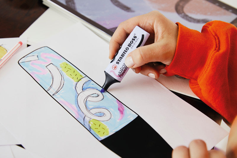 STABILO BOSS Original Textmarker Farben sortiert Pastell – Keilspitze, 2–5 mm