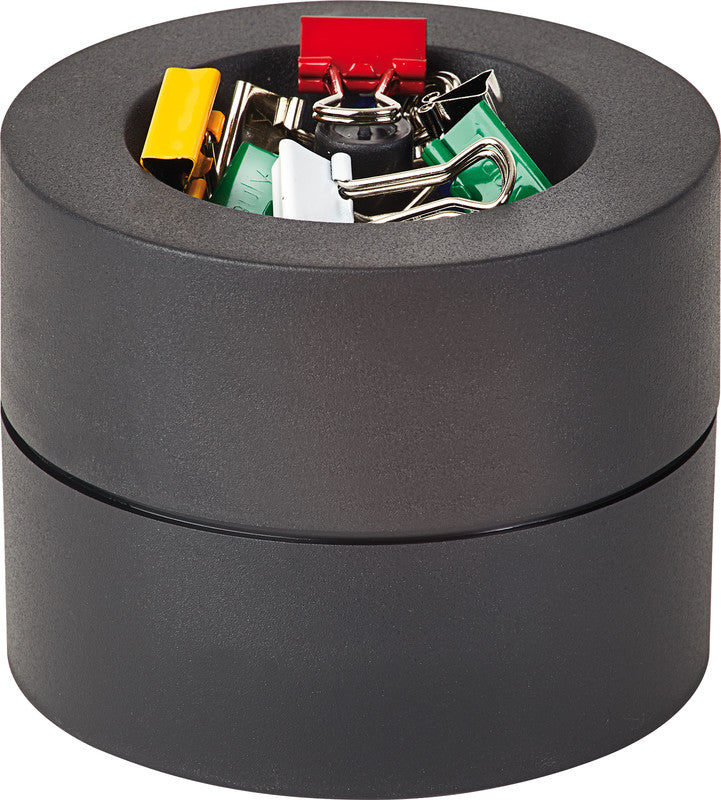 MAUL Klammerspender – Kunststoff, Schwarz, 73 × 60 mm