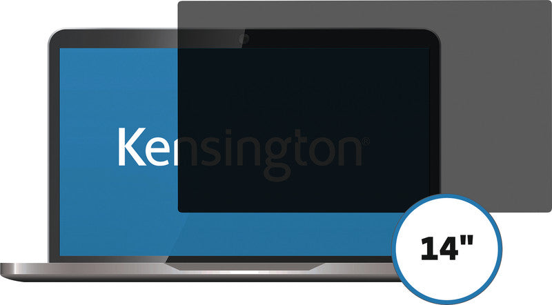 Kensington Displayschutz für Notebooks bis 14" – schwarz