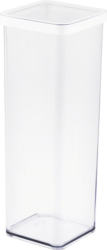 Rotho Vorratsdose Loft – 2 l – 10 × 28,5 × 10 cm – Kunststoff – transparent