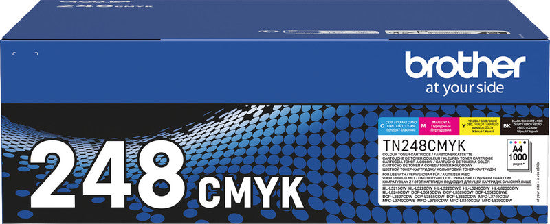 Brother Toner-Multipack – BK/C/M/Y, 1000 Seiten