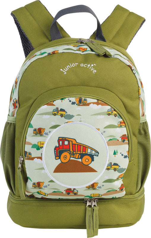 Fabrizio Kindergartenrucksack Junior Active – Kipper, olivgrün