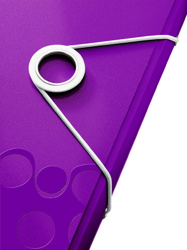 Leitz Sammelmappe für A4, Kunststoff, Violett, mit Gummizug