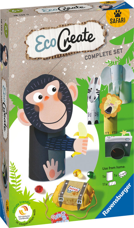 Ravensburger EcoCreate Safari Bastelset – ab 6 Jahren