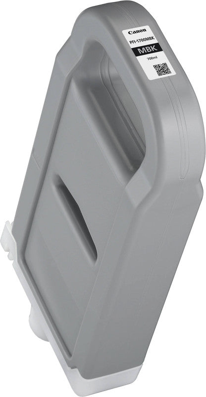 Canon Tintenpatrone PFI-1700 MBK, Matt Schwarz, 700 ml – für imagePROGRAF