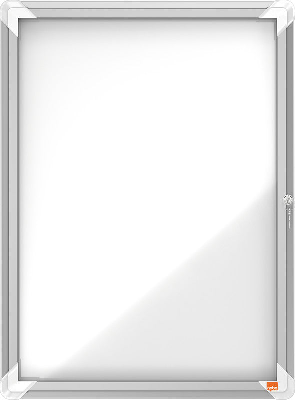 Nobo Schaukasten, 12 × A4 – Metall, Sicherheitsglas, abschliessbar, Aussenbereich, 92,4 × 97 × 4,3 cm