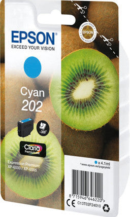 Epson Tintenpatrone C13T02F24010, cyan, 4,1 ml