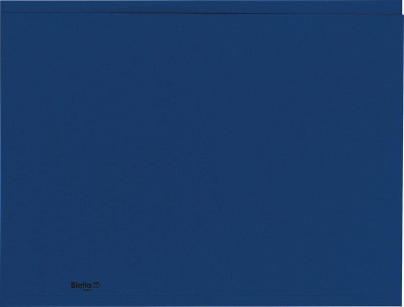 Biella Sammelmappe, für A4, Karton, Blau
