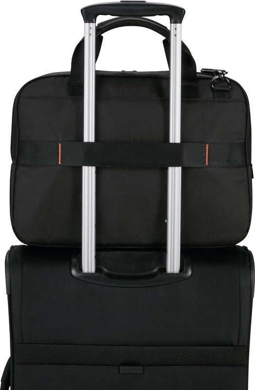 Samsonite Network 4 Notebook-Tasche – für Notebooks bis 14,1", 11 l, Aufsteckfunktion, schwarz