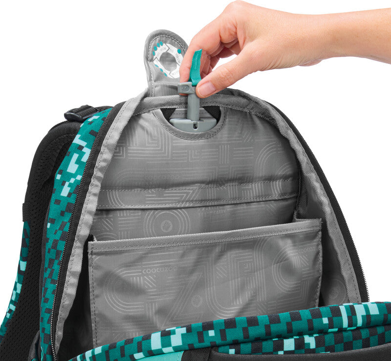 Coocazoo Rucksack Mate – Pixel Blox – 30,0 × 46,0 × 23,0 cm – recycelte Materialien