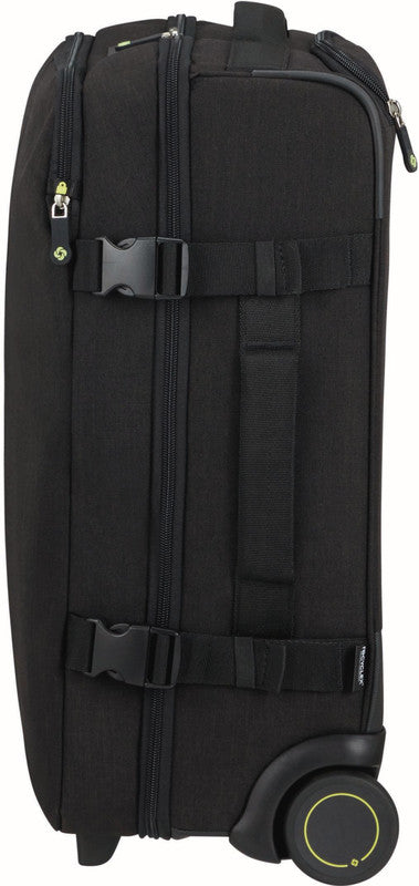 Samsonite Rolling-Duffel Handgepäck – 39 l, Weichschale, 2 Rollen, mit TSA, Black Steel, 36 × 57 × 24 cm