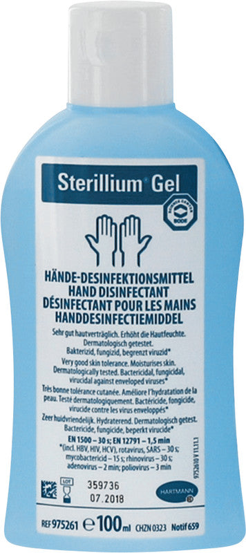 Sterillium Desinfektionsgel – Kunststoff, Weiss, 100 ml, Hautverträglich