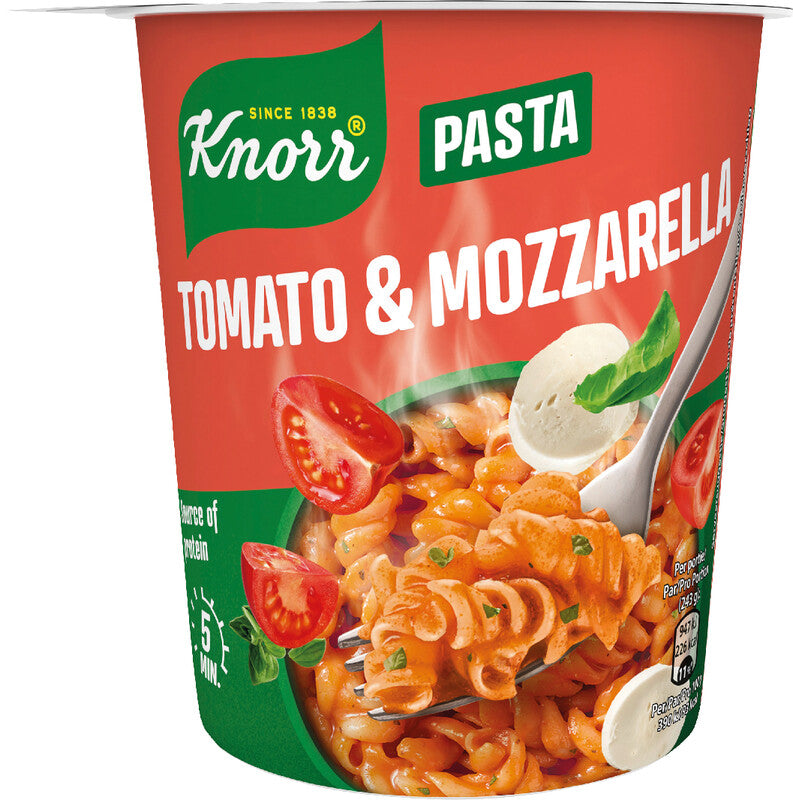 Knorr Pasta Snack – Tomate & Mozzarella – 72 g