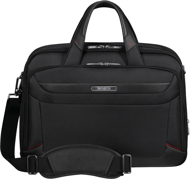 Samsonite Pro-DLX 6 Notebook-Tasche – 16/23 l, wasserabweisend, RFID-Fach, Nylon, schwarz
