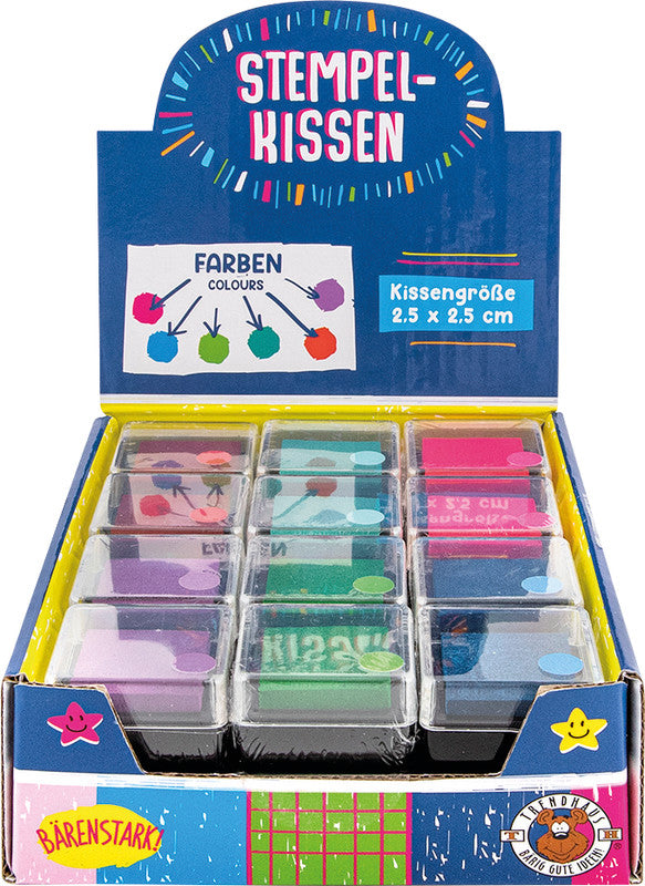 Trendhaus Stempelkissen – sortiert, 30 × 30 mm