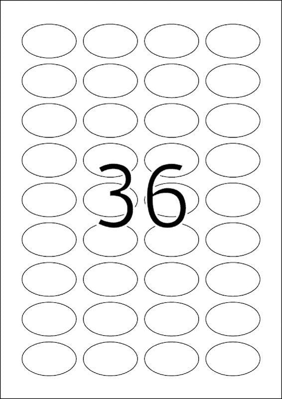 HERMA Druckeretiketten, 41 mm × 25 mm, weiss, Papier, ablösbar, 25 Blätter (900 Etiketten)