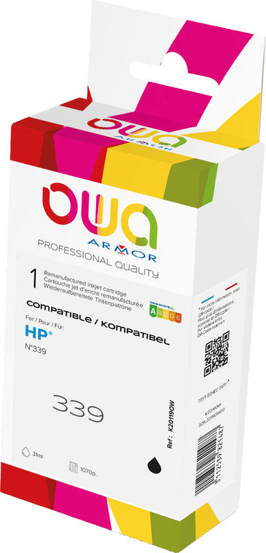 Owa Tintenpatrone 339, Schwarz, 31 ml