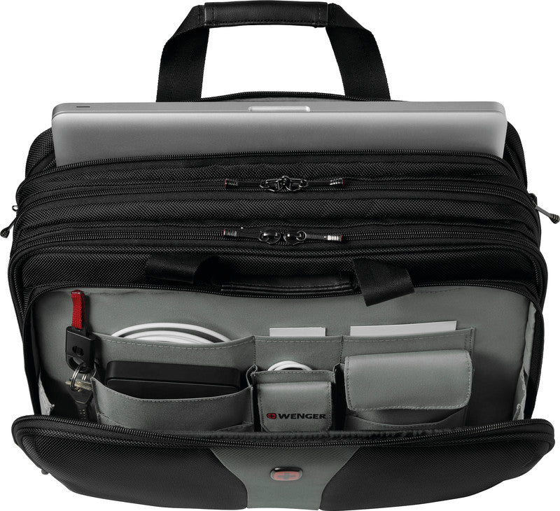 Wenger/SwissGear Wenger Legacy Notebook-Tasche – für Notebooks bis 17", 26 l, wasserabweisend, Aufsteckfunktion, Polyester