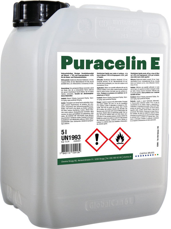 Noname Puracelin – Desinfektionsmittel E – Kanister 5 l