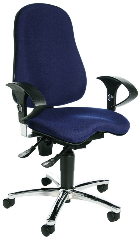 Topstar Konferenzstuhl Sitness 10 – 48 × 40 × 46–56 cm, blau