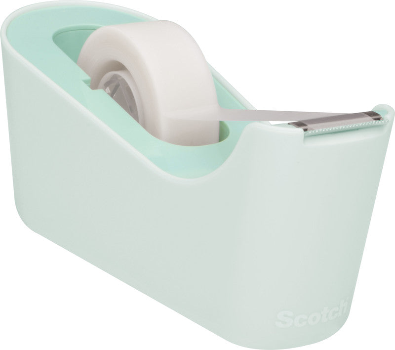Scotch Tischabroller C18 – für Rollenbreite bis 19 mm, für Bandlänge bis 33 m, für Kern 1", Metallmesser