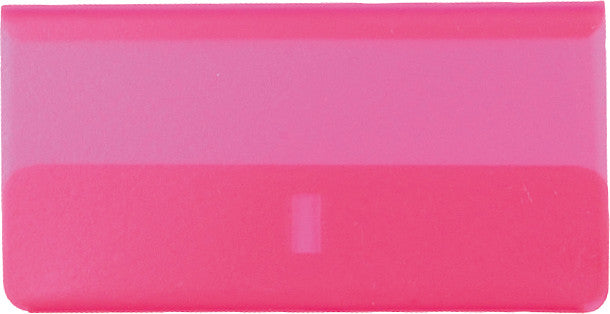 Connect Hängemappen-Klarsichthülsen – 60 × 31 mm, rosa, Kunststoff, 25er-Pack