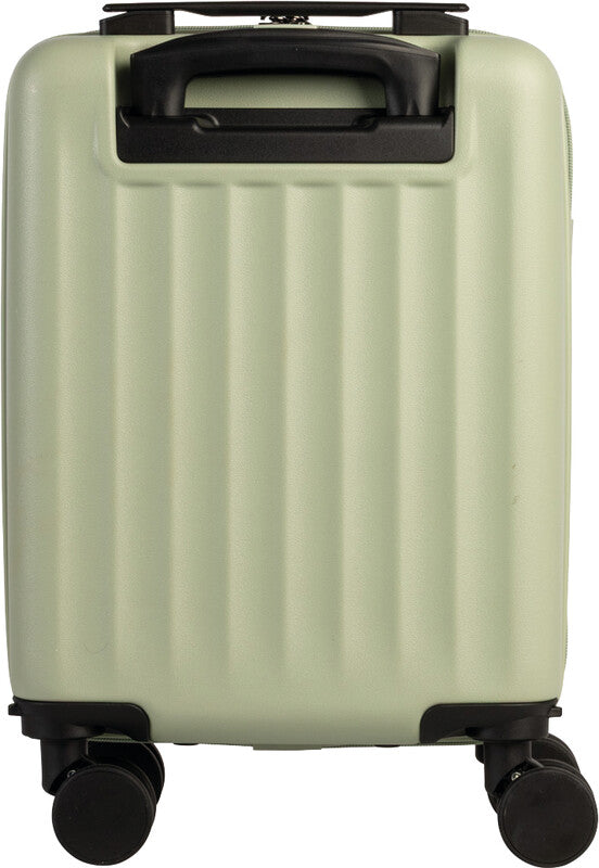 Worldpack Hartschalen-Trolley, 24 l, Handgepäck geeignet, 4 Doppelrollen, ABS, Graugrün, 30 × 40 × 20 cm