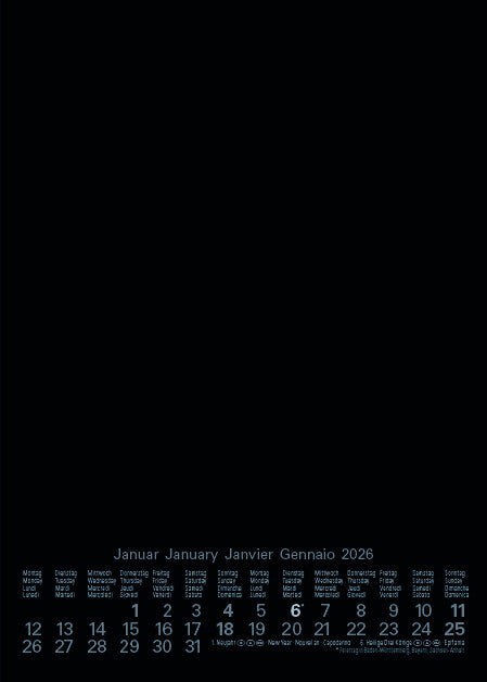 Korsch Bastelkalender 2026 – 15 × 21 cm – mit Tagesfeldern, mit Aufhänger