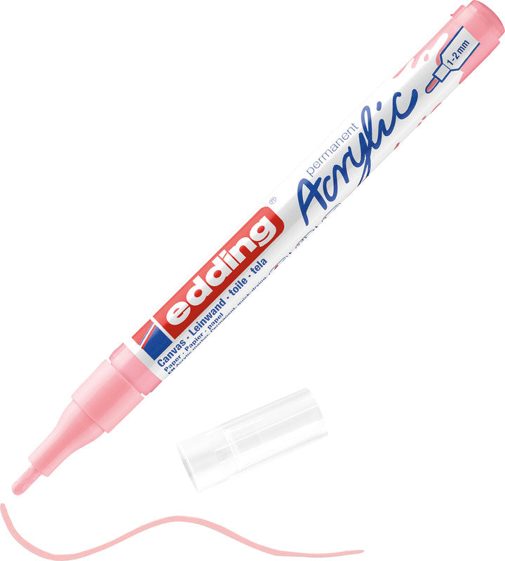 Edding Acrylmarker – für dunkles Papier, edel mauve