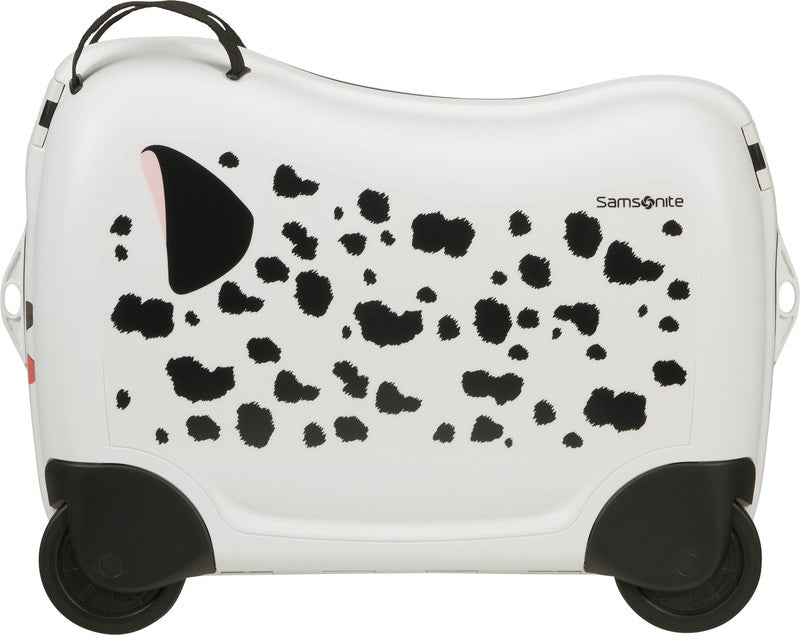 Samsonite Kindertrolley Dream2Go Rider Handgepäck – 30 l, Hartschale, 4 Rollen, Welpenmuster, 52 × 38 × 21 cm