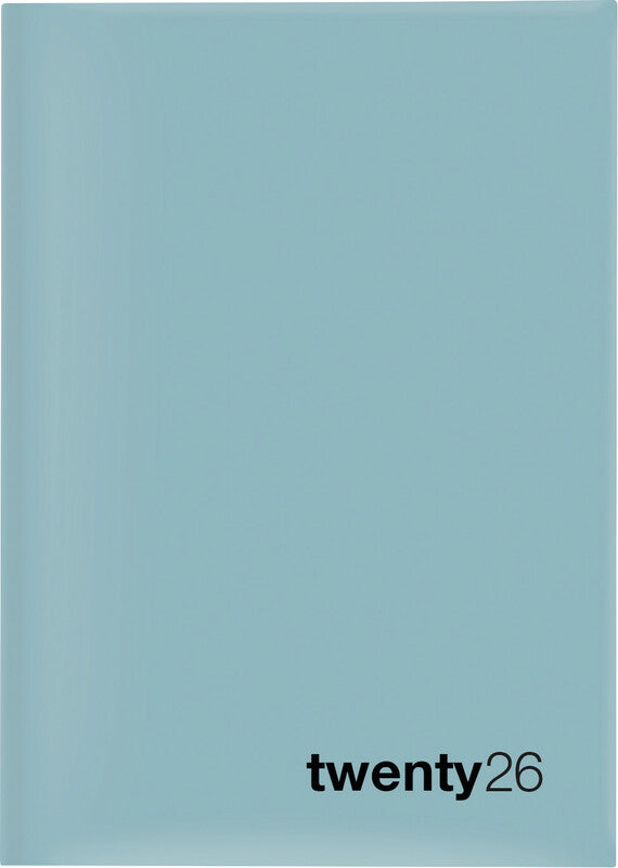 Biella Colorful 7 Agenda – 1 Woche/2 Seiten, gebunden, 14,5 × 20,5 cm, 2026, FSC