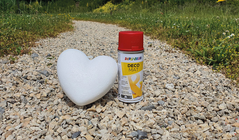 Dupli-color Deco Mat – Farbspray – Feuerrot, matt, 150 ml, für Styropor, Metall & Holz