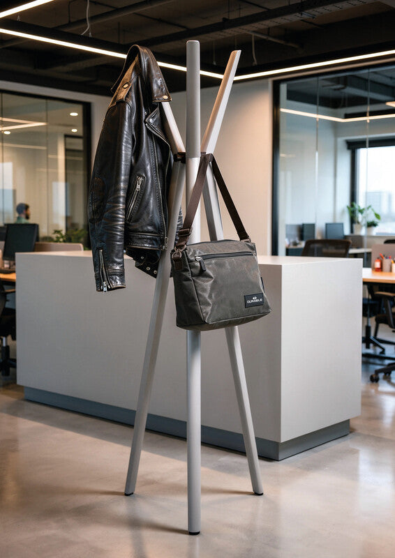 Durable Garderobenständer – Aluminium – Grau – 1600 mm