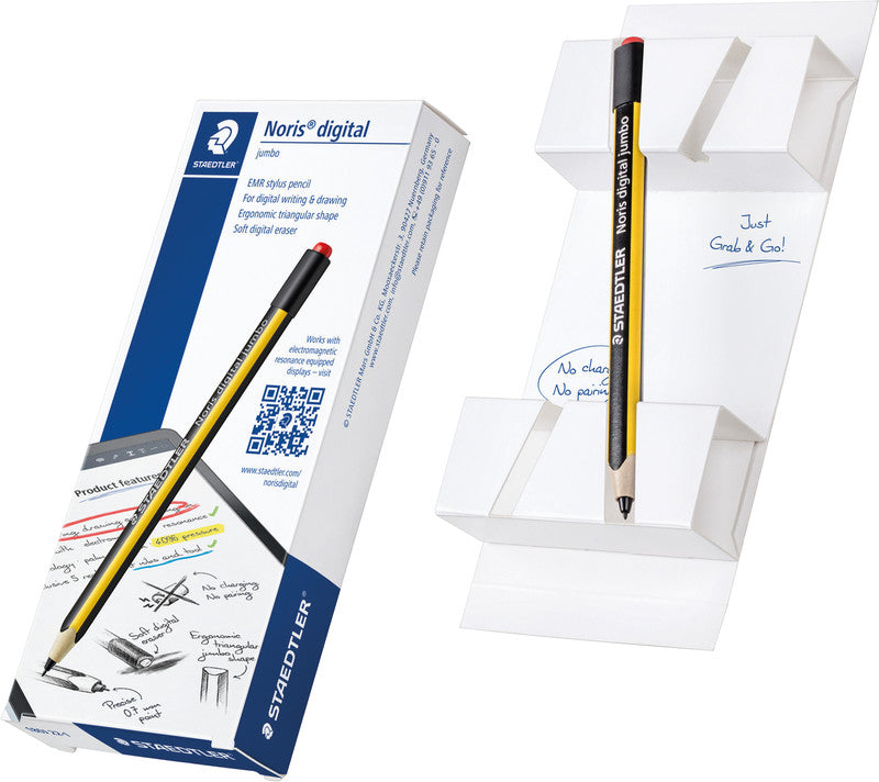 Staedtler Noris digital jumbo – Touch Pen, nachfüllbar, radierbar, PEFC, mehrfarbig
