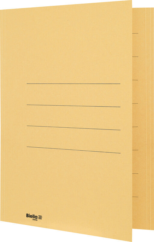 Biella Sammelmappe für A4, Karton, Gelb